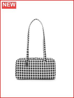 Nylon Bowler Tote Bag Shoulder Bag Travel Work Minimalist